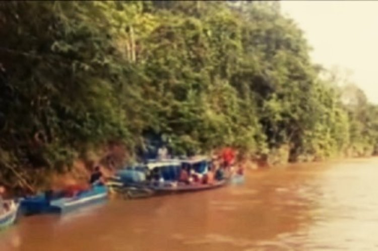 Pensiunan ASN diduga tenggelam di Sungai Samba, Tumbang Samba, Kalimantan Tengah, Jumat (8/12/2023).