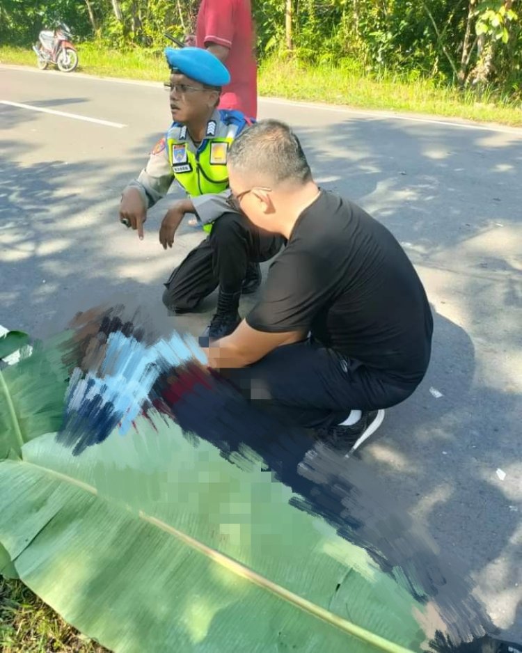 Seorang Dokter Mengalami Kecelakaan Yang Mengakibatkan Korban Meninggal Di Jalan Djanias Djangkan, Kecamatan Kahayan Hilir