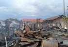 Kebakaran Pemukiman Padat Penduduk Dijalan Biak, Kecamatan Mentawa Baru Ketapang (Kotim)