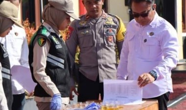 Sebanyak 22 Personel Bintara Remaja di Polres Katingan, Menjalani Tes Urine Secara Dadakan
