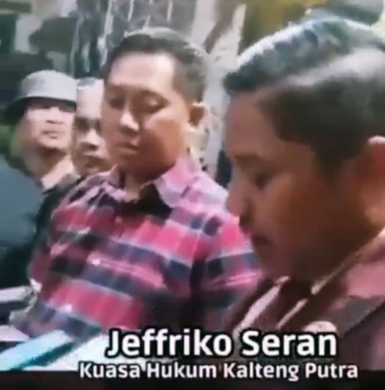 Manajer Tim Kalteng Putra, Sigit Widodo Melaporkan Para Pemain Kalteng Putra ke Polda Kalteng.
